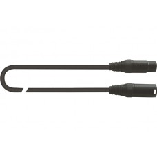Quik Lok MCR/611-9BK Microphone cable - Black - 9.0m